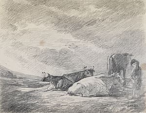 John CONSTABLE | Cows and herd boy, after Aelbert Cuyp