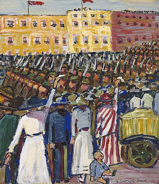 Grace COSSINGTON SMITH | Reinforcements: troops marching