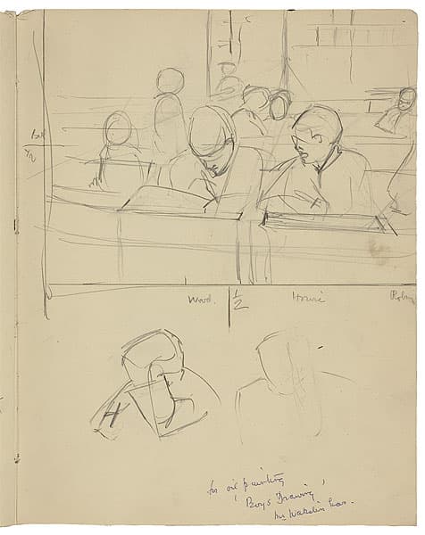 Grace COSSINGTON SMITH | (Studies for painting 'Boys drawing')