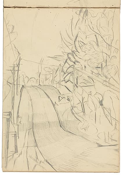 Grace COSSINGTON SMITH | (Probable study of the Eastern Road, Turramurra)