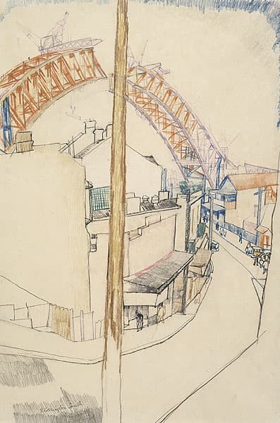 Grace COSSINGTON SMITH | The Bridge arch from the Turret Theatre Hill