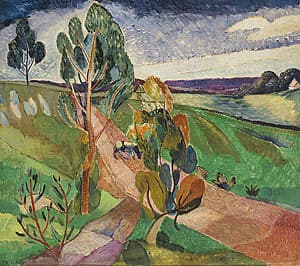 Grace COSSINGTON SMITH | Landscape at Pentecost (road and trees)
