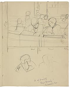 Grace COSSINGTON SMITH | (Studies for painting 'Boys drawing')