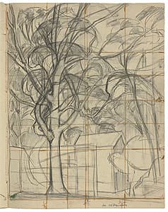 Grace COSSINGTON SMITH | Study for 'Trees in rain and wind'