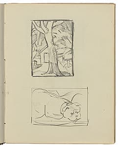 Grace COSSINGTON SMITH | (Tree and shed; sleeping bulldog)