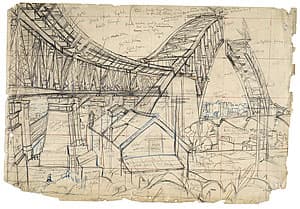 Grace COSSINGTON SMITH | Study for The Bridge in-curve