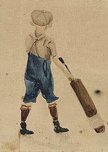 Grace COSSINGTON SMITH | (Boy with cricket bat)