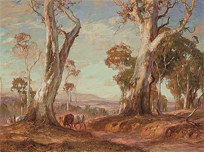 Hans HEYSEN | Red gold