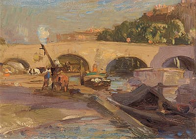 Hans HEYSEN | Bridge on the Seine, Paris