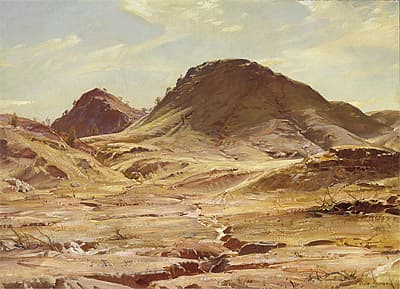 Hans HEYSEN | The hill of the creeping shadow