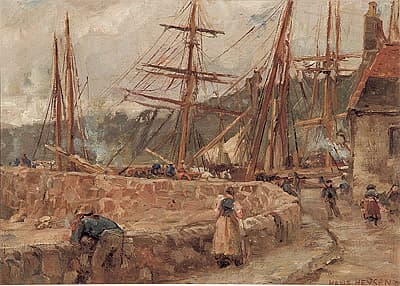 Hans HEYSEN | Dutch luggers, West Wemyss