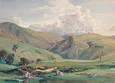 Hans HEYSEN | Folding hills