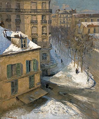 Hans HEYSEN | From the apartment window, Paris