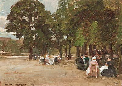 Hans HEYSEN | In the Luxembourg Gardens, Paris