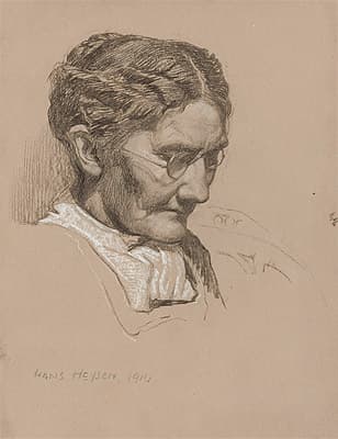 Hans HEYSEN | Old lady from Verdun