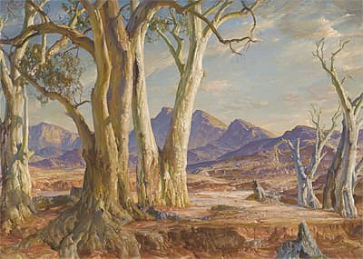 Hans HEYSEN | In the Flinders - Far North