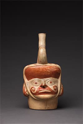   | Portrait head stirrup vessel