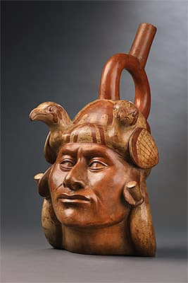   | Portrait head stirrup vessel