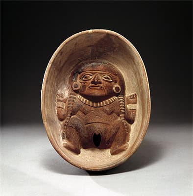   | Bowl depicting a woman