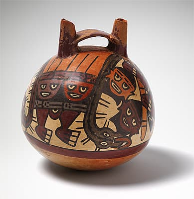   | Vessel with feline deity