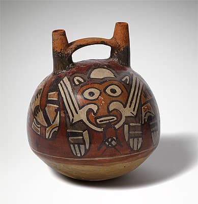   | Vessel with trophy head deity and snakes