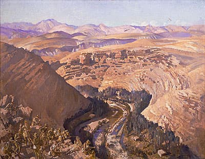 George LAMBERT | Barada Gorge, 30 September 1918