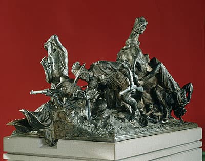 George LAMBERT | The Anzacs (Maquette for Desert Mounted Corps memorial competition)