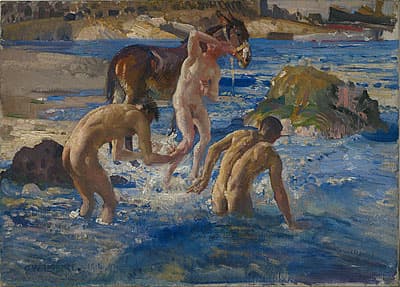 George LAMBERT | Anzacs bathing