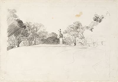 George LAMBERT | Lawson Memorial sketch
