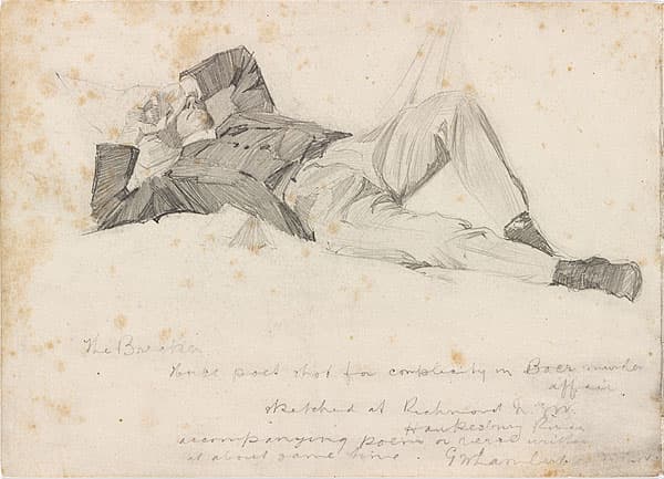 George LAMBERT | Sleeping man (Breaker Morant)