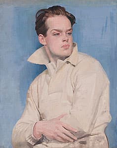 George Lambert 'The half-back (Maurice Lambert)' 1920 oil on canvas Art Gallery of South Australia, Adelaide, purchased through the South Australian Government Grant in 1958