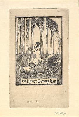 Sydney LONG | Bookplate: Ex Libris, Sydney Long