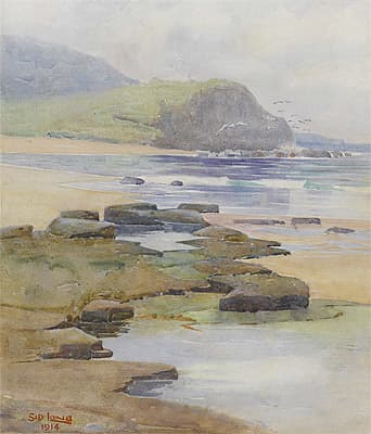 Sydney LONG | Coastal scene, low tide