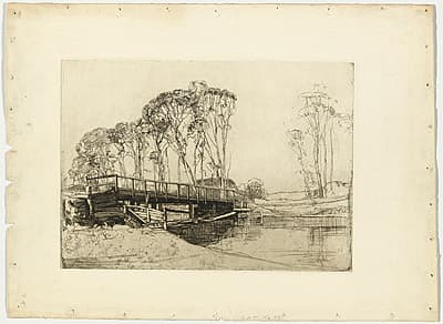 Sydney LONG | The bridge, Avoca