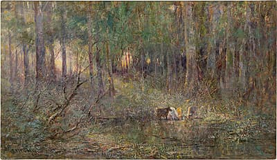 Frederick MCCUBBIN | Violet and gold