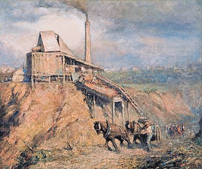 Frederick MCCUBBIN | The old stone crusher (The quarry)