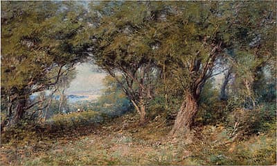 Frederick MCCUBBIN | Oliver's Hill, Frankston (Summer idyll)