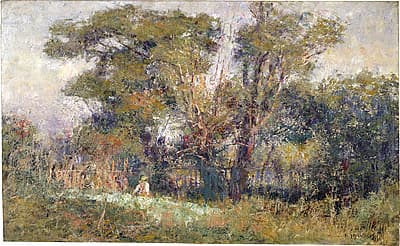 Frederick MCCUBBIN | The old garden