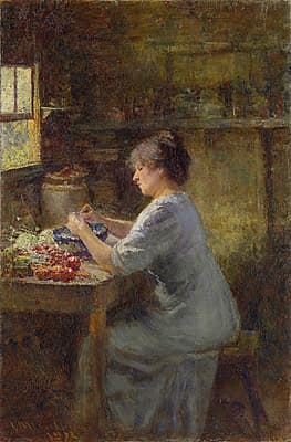 Frederick MCCUBBIN | Shelling peas