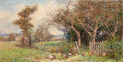 Frederick MCCUBBIN | Autumn morning, South Yarra