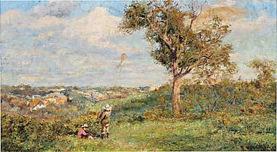 Frederick MCCUBBIN | Boy flying a kite