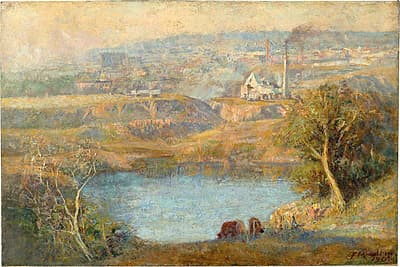 Frederick MCCUBBIN | Autumn (Stone crusher, Richmond Quarry)