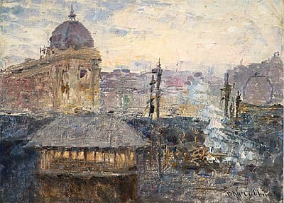 Frederick MCCUBBIN | Flinders Street railway station