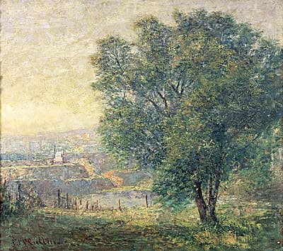 Frederick MCCUBBIN | The lime tree (Yarra River from Kensington Road, South Yarra)