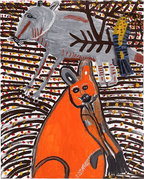 Trevor 'Turbo' BROWN | Dreamtime kangaroo and bird