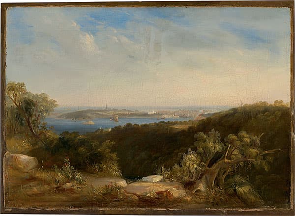 Conrad MARTENS | View of Sydney Harbour showing Sydney Cove