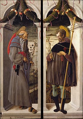 Giorgio SCHIAVONE | Saint Jerome [San Gerolamo] and Saint Alexis [San Alessio]