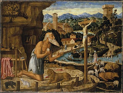 Giovanni MANSUETI | Saint Jerome praying [San Gerolamo in orazione]