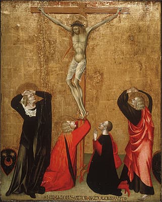 GIOVANNI Paolo | Crucifixion with donor Jacopo di Bartolomeo [Crocifisso con il donato Jacopo di Bartolomeo]