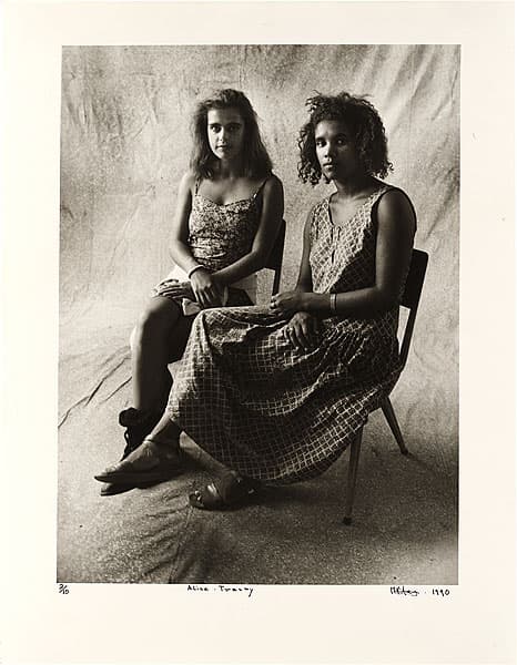 Michael RILEY | Alice and Tracey (from the series, Portraits by a window), 1990
